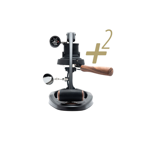 Flair 58plus Gen 2: Cafetera espresso manual de palanca con grupo de preparación calentado